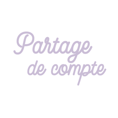 Text Partage Sticker