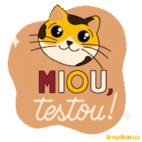 Mioutestou Sticker by VetBaruc