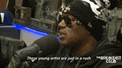 master p interview GIF