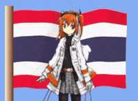 Flag Standing GIF