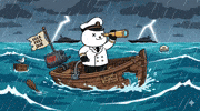 Stormy Weather Rain GIF by Kanpai Pandas