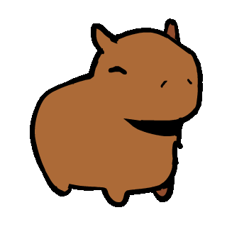Capybara Sticker