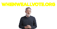 Tom Hanks Election Sticker by When We All Vote
