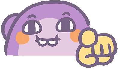 Point Shark Sticker by KdeeStix