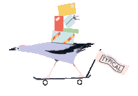 SoTypicalMe bird planner burde so typical me Sticker