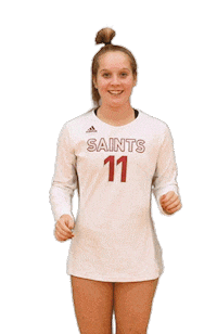 Happy Pointing Sticker by Aquinas Volleyball