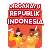 17 Agustus 1945 17An Sticker by Shopee Indonesia