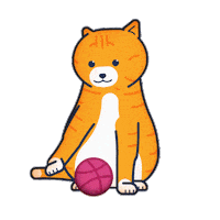 Cat Playing Sticker