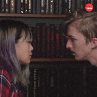 Friends Kiss GIF by BuzzFeed