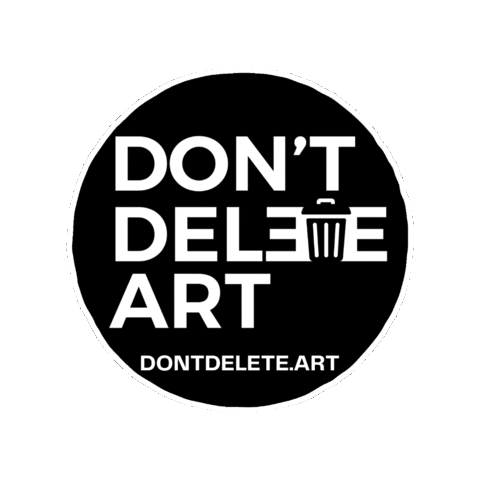 dontdeleteart giphygifmaker Sticker