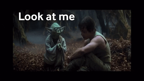 Darth_Ra giphygifmaker yoda look at me GIF