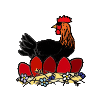 Happyhuhn Sticker