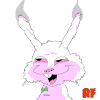 easter bunny STICKER by Sarah Schmidt