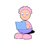 Work From Home Sticker Sticker by Fatman