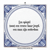 Wijsheid Reflectie GIF by Tegelspreuken.nl