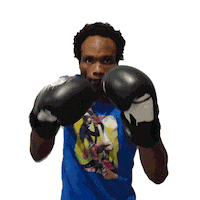 teamspartacore boxing champion fighter punching Sticker