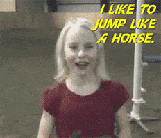 Girl Jumping GIF