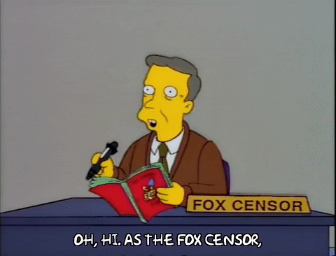 season 9 fox censor GIF