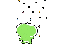 Happy Run Sticker