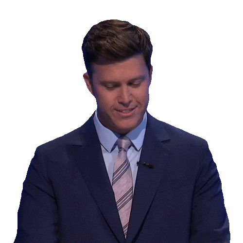 Colin Jost Sticker by Jeopardy!