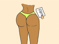 sparcurls pain-in-the-butt GIF