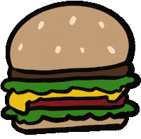 Hungry Illustration Sticker
