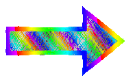 Rainbow Arrow Sticker