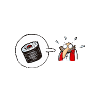 Sushi Hambre Sticker by Ayuntamiento de Pamplona / Iruñeko Udala