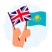 britishembassynursultan uk england british kazakhstan Sticker