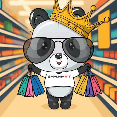 Happy Shopping GIF by PandaPals