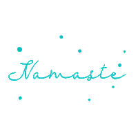 Yoga Namaste Sticker by Nusa Studio Online