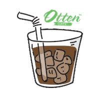 espresso latte Sticker by Otten Coffee
