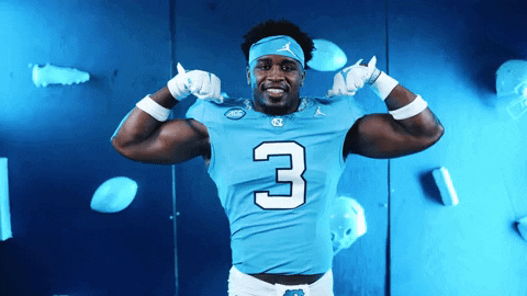 North Carolina Football GIF by UNC Tar Heels