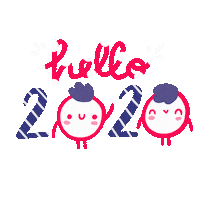 ilariapops 2020 happy new year new year new year eve Sticker