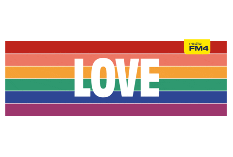 Gay Love Sticker by radio FM4