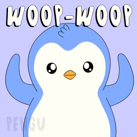 Celebrate Lets Go GIF by Pudgy Penguins