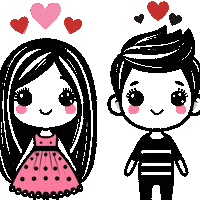 elistorycriativo hearts menina garota menino Sticker