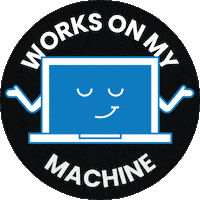 ProductDock love ok computer code Sticker