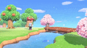 Reel It In Animal Crossing GIF by SYBO