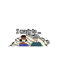 Family Mask Sticker by Dazzle4Rare