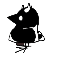 Bird Travolta Sticker