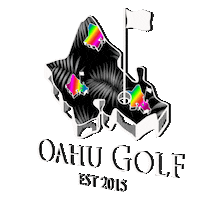 Golf Hawaii Sticker by OahuGolfApparel