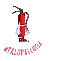 Paloturvallisuusviikko animation fire water smoke Sticker