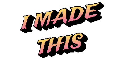 Create I Made Sticker by Aquafaba Test Kitchen