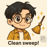 Clean Sweep Limpeza GIF by Persona