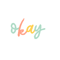 Pastel Ok Sticker