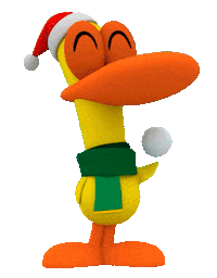 Bola De Nieve Christmas Sticker by Pocoyo