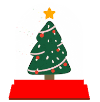 Christmas Tree Sticker by UAU!