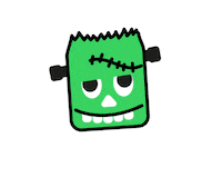 Halloween Smile Sticker