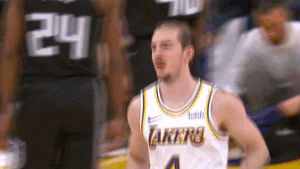 High Five Los Angeles Lakers GIF by NBA